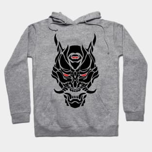 black oni mask simple design Hoodie